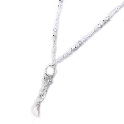 [F6107] - Silver Necklace 'Choreography'