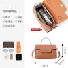 The First Layer of Cowhide Large-capacity Portable Small Square Bag, Niche High-end New Girls Shoulder Messenger Bag