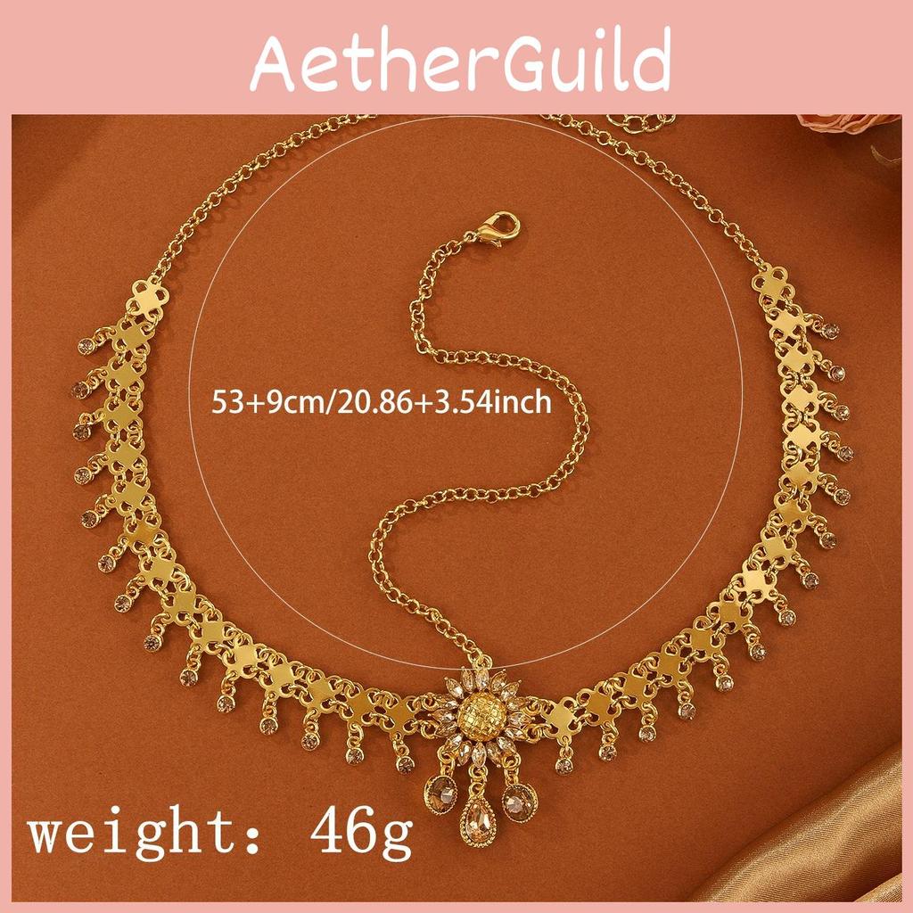 Exotic Headpiece With Crystal Water Drop And Daisy Elements For Party And Wedding