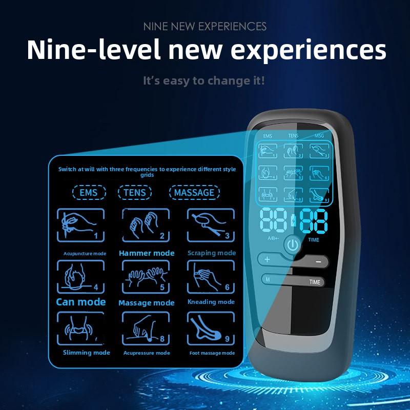 Masaż Fizjoterapia Wielofunkcyjny Masażer Mikroprąd Ćwiczenia Mięśni Masażer Udrażniający Merdiany