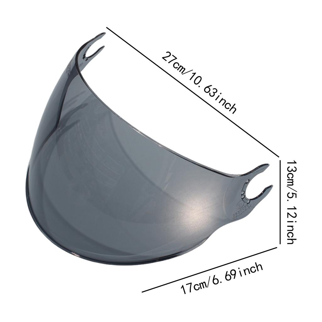 For LS2 Half Helmets Lens Visor Replacement Motorcycle Windshield Wind Cover Helmets Lens Only For Of562 Helmets Accessories