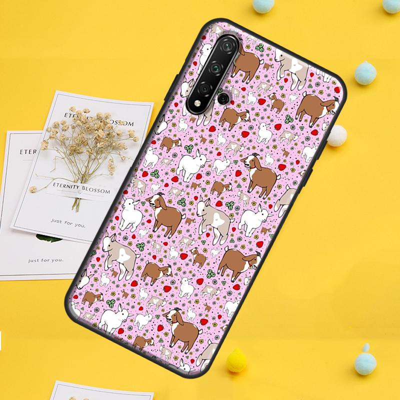 Goats For Huawei Nova 12i 7i 8i 11i 12s 9 10 SE Y91 Y90 Y60 Y70 Y72 Y61 P30 P40 Lite P60 Pro Case