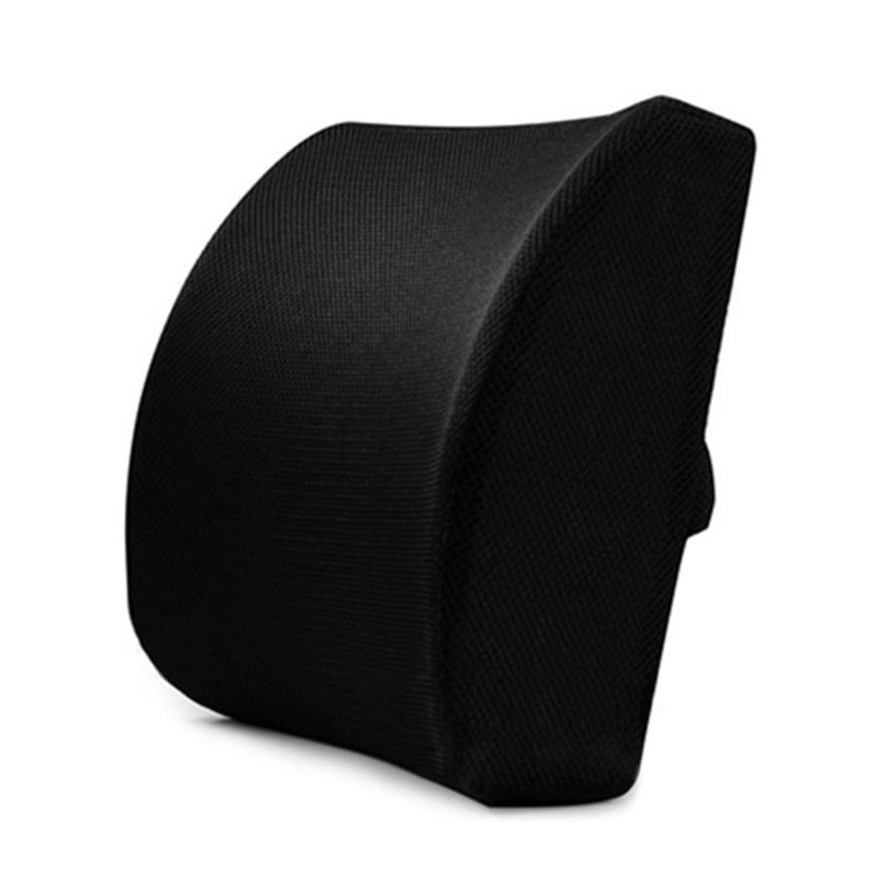 Lumbar Support Pillow for Office Chair Back Support Pillow for Car, Computer Chair, Soft Memory Foam Back Cushion
