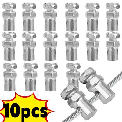 10PCS Brake Line Cable Wire Fixed Screws Fastener for Motorcycle Bicycle Brake Line Cable Wire Fixed Screws