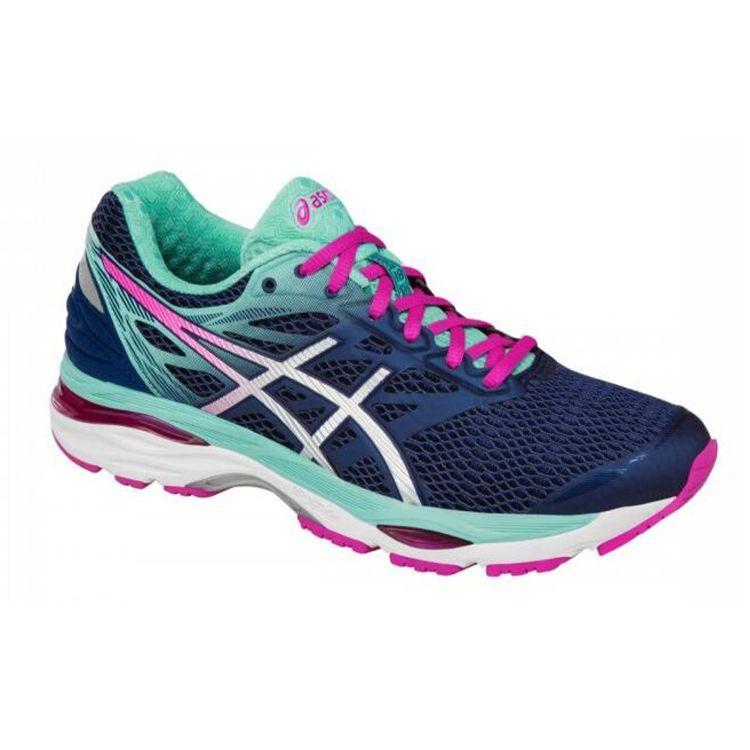 Asics Zapatillas de Running Gel-Cumulus 18 de Caña Baja para Mujer Azul Verde T6C8N-4993