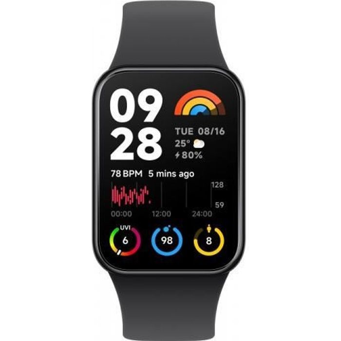 Montre intelligente - Xiaomi - Smart Band 8 Pro - Écran AMOLED 1,74" - Autonomie 14 jours - Étanchéité 5 ATM