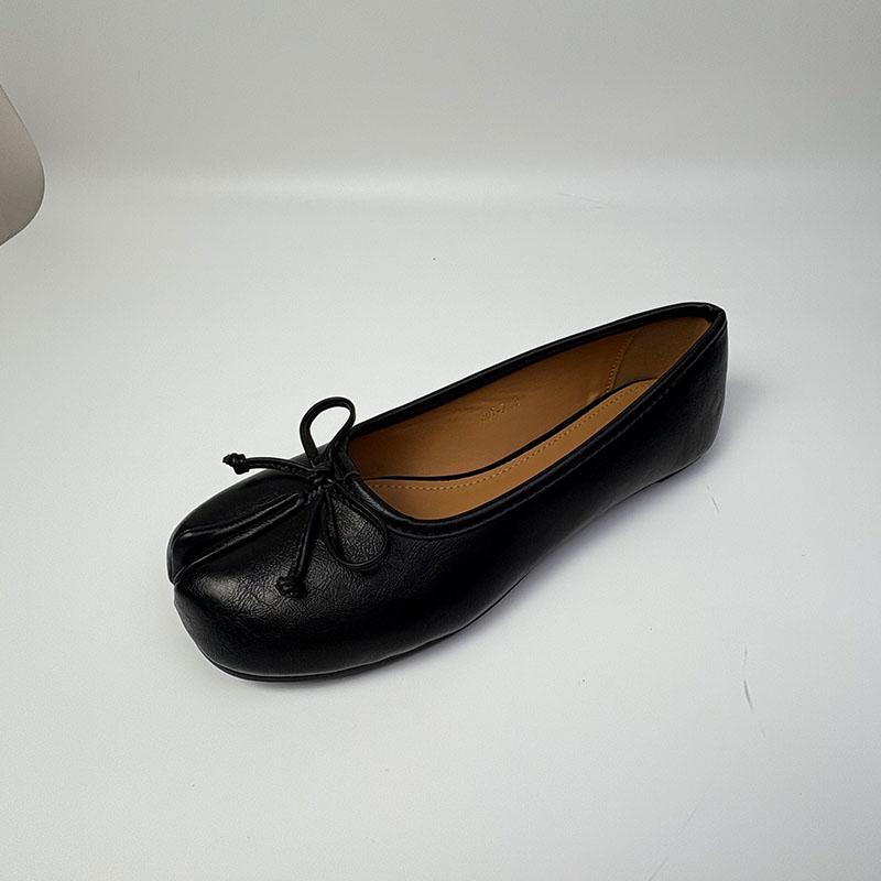 

Мода Мода Туфли-балетки с бантом-бабочкой для женщин Женская странная обувь для пальцев ног Неглубокие женские балетки Обувь слипоны Лето Весна 2025 Новинка 35 чёрный