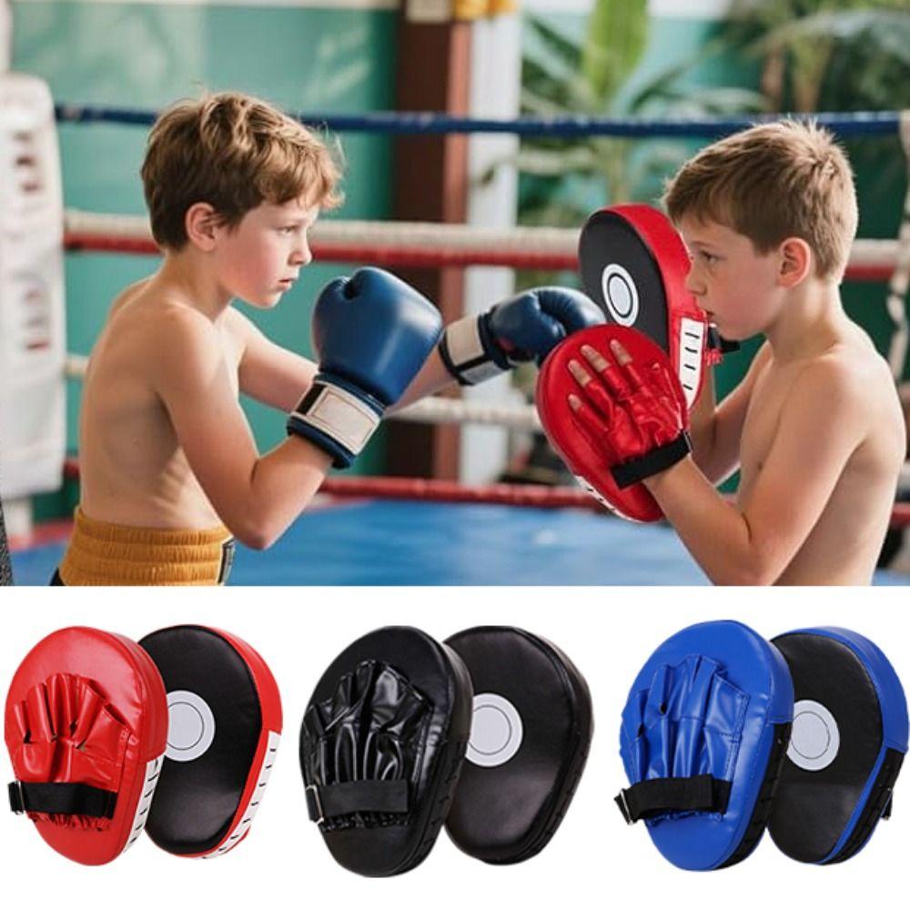 2Pcs Thickened Curved Boxing Hand Target Tear Resistance Boxing Punching Bag Martial Arts