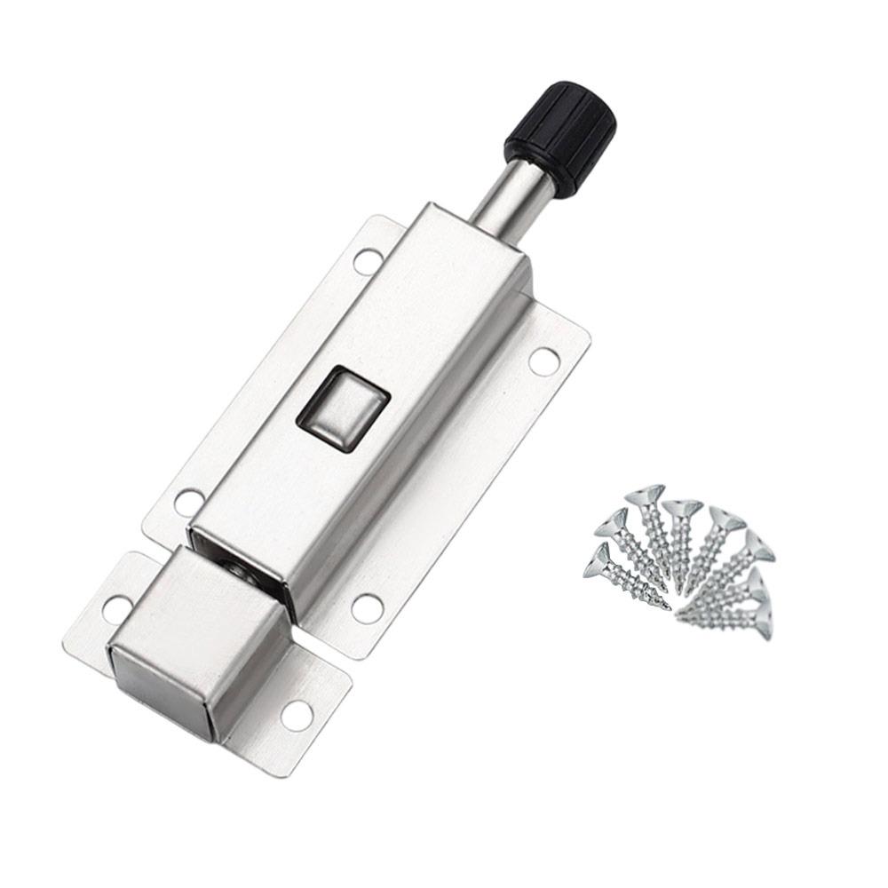 With Screws Window Catch Lock Spring Lock Latch Catch Tower Bolt  Garden Gate Shed Sliding Door