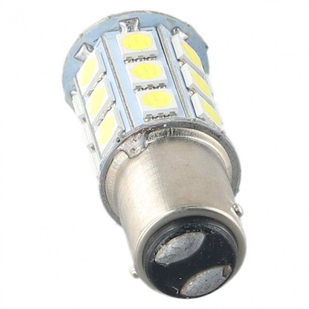 LED-Teile 1004 1076 1142 1 Stücke 27-SMD BA15D 6000K Weiß Innenbeleuchtung Glühbirnen