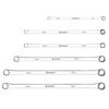 EZARC Super Long Straight Glasses Wrench Mirror Set of Storage Bag Included Set, Finish, Millimeter, 6,