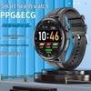 Smartwatch W10: Blood Pressure, Heart Rate, ECG, Blood Oxygen, Body Temperature, Sleep Tracking, Sports & Weather Features