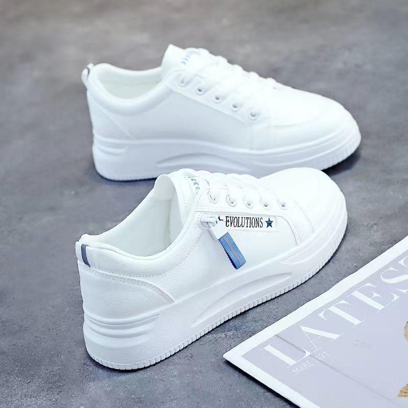 Student sports and leisure little white women's shoes spring and autumn shoes board shoes