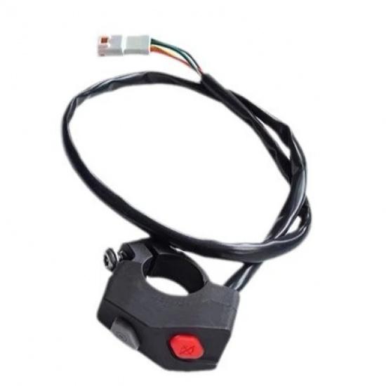 Motorcycle Three Function Switch Button Headlight Horn Kill Universal Electric Flameout Start Switch For KTM EXC XC XCW EXCF SX 2 buttons Right side