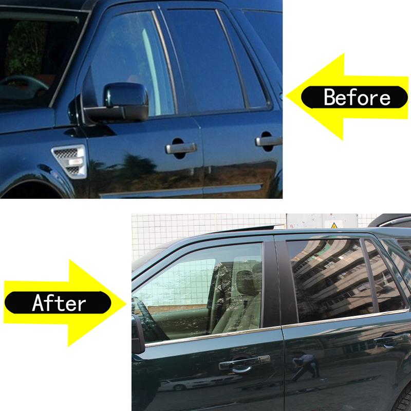 For Land Rover Freelander 2 2008-2015 Stainless Steel Car Window Decorative Strip Sticker Car Exterior Accessories