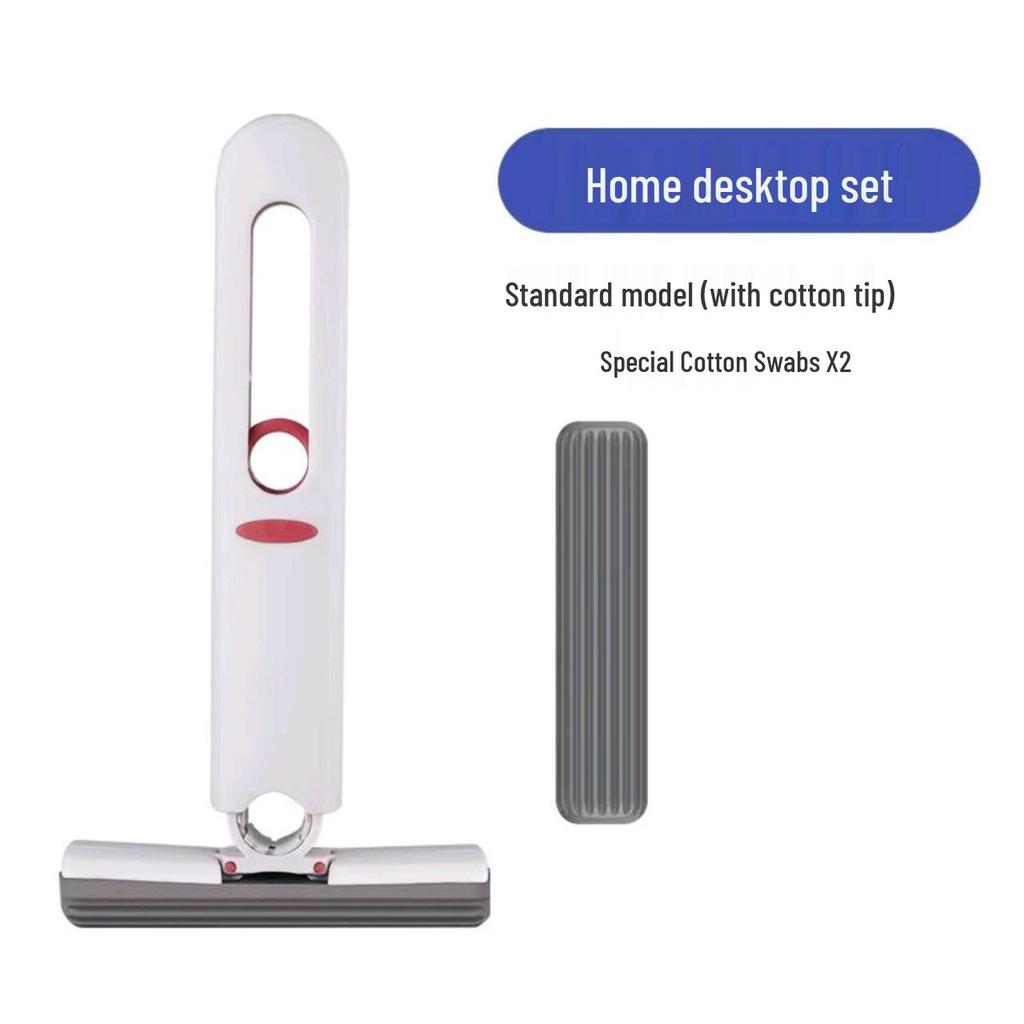 Portable Mini Mop: Multi-functional, Hangable, No Hand Washing for Kitchen, Bathroom, Coffee Table, and Sofa Cleaning