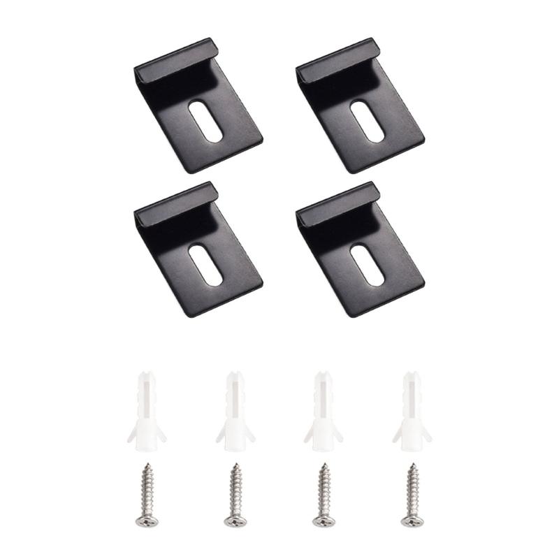 Glass Clamps Heavy duty Mounting Hardware Bathroom Glass Mounting set 4/6/8pcs