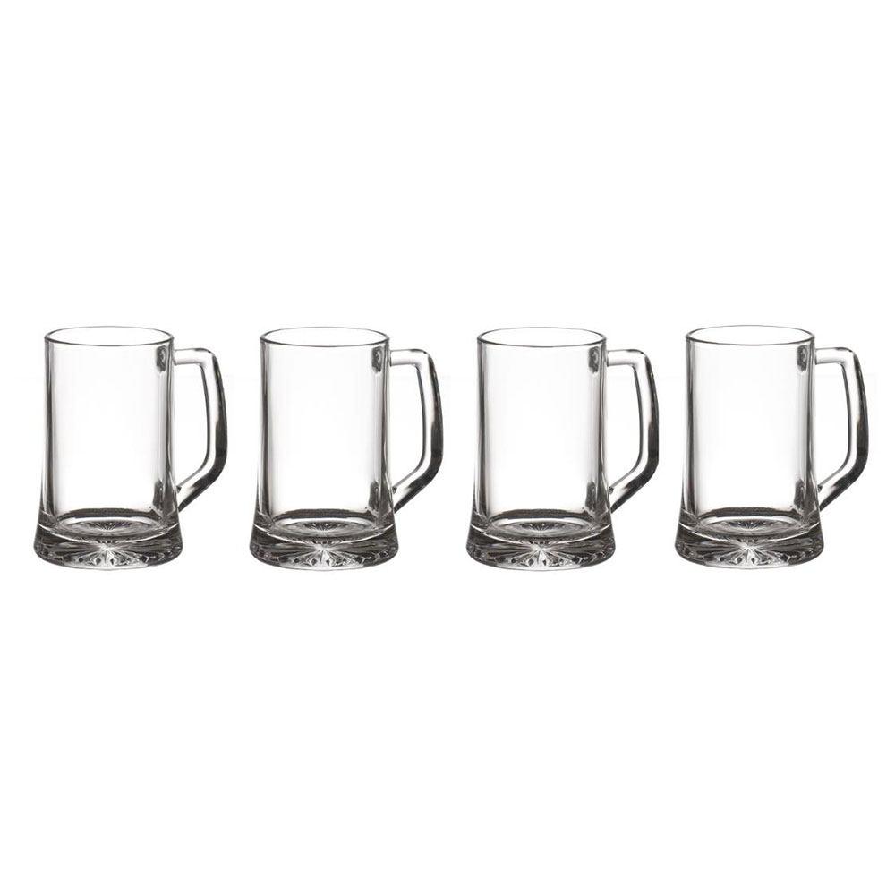 Buy Set of 4 Beer Glasses with Handle 32 Cl at affordable prices — free