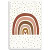 Leinwanddruck, Rosa Regenbogen