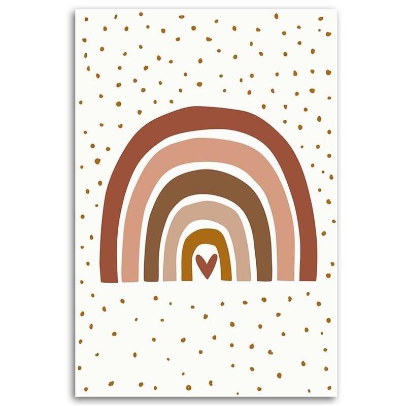 Tisk na plátno, Růžová duha