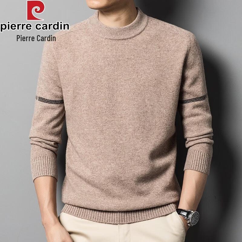 Pierre Cardin Men's Premium Wool Blend Crew Neck Sweater