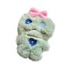 Adorable Cartoon Plush Bow Doll Soft Pendant; Ideal Girl's Backpack Decoration Gift for Students