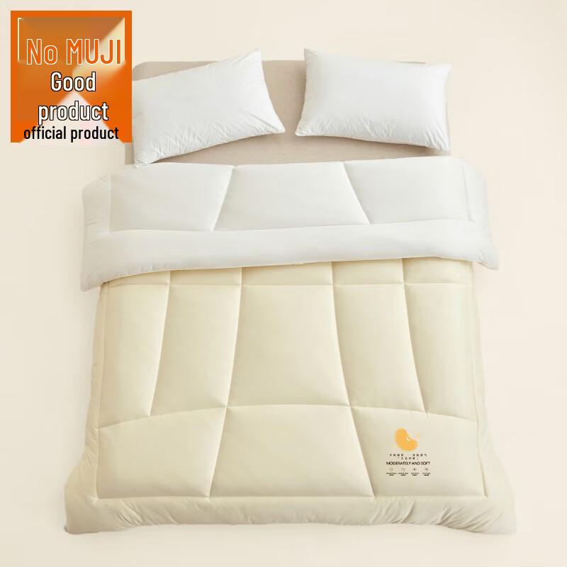 Muji-style Antibacterial Soybean & Nano Pearl Fiber Quilt