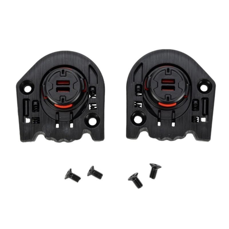 Universal Helmet Visored Base Tool Free Installation Durability ABS Lightweight Secure Locking System 1