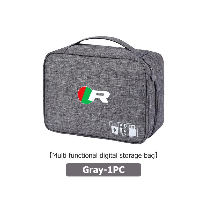 Portable USB Data LineTravel Cable Organizer Cable Storage Bag For Jaguar S-Type F-Type X-Type F-Pace I-Pace E-Pace XFR XKR HH1