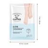 3 paires de masques exfoliants pour les pieds au lait de chèvre