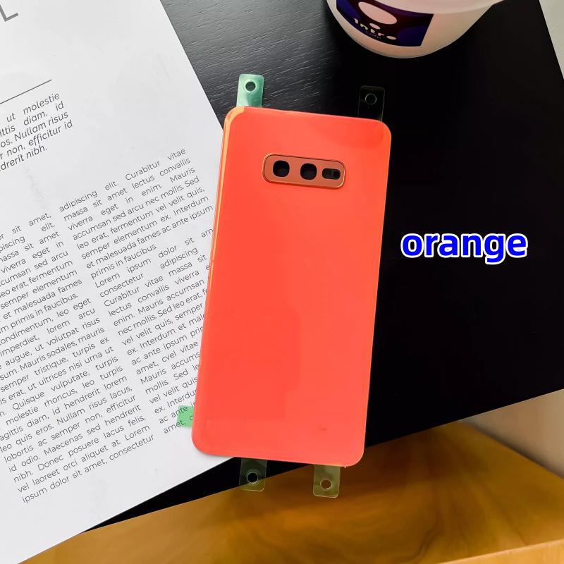 Back Glass Back Cover for Samsung Galaxy S10E SM-G9700 G970N/W G970U1 Battery Cover Housing Cover Repair Parts Battery Door