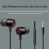 3.5mm Wired Earphone HiFi Stereo Wired Headset Stereo Wired Earbuds in Ear Earphones  Running