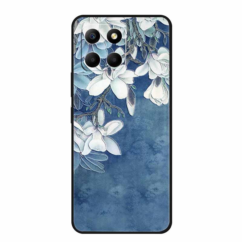 3D Emboss Case For Honor 200 Smart X6c X6b X8c X8b X7c X5b Plus Play 9A Phone Case X 6c 9 A Coque Black Silicone Soft Back Cover