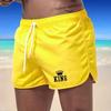 Summer Men's Beach Shorts Men's Three Quarter Shorts Beach Sports Quick Drying Casual Pants