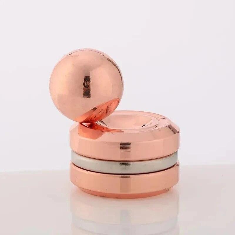 Adult Desktop Stress Relief Metal Fidget Toy Decompression Hypnosis Rotary Gyro Fingertip Toy Kinetic Round Spinner Kids Gift