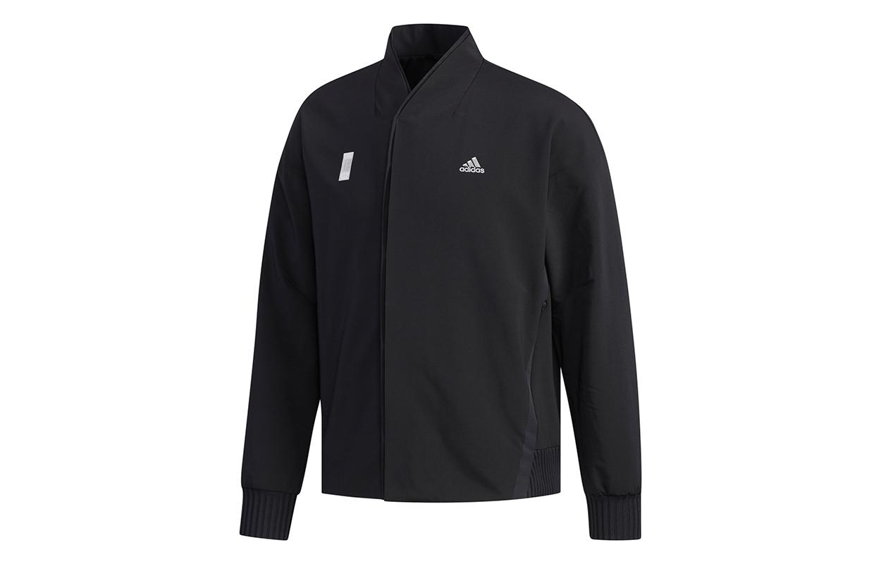 Adidas Jackets Men s Black Baseball Collar Moderate Other FJ0192 XL