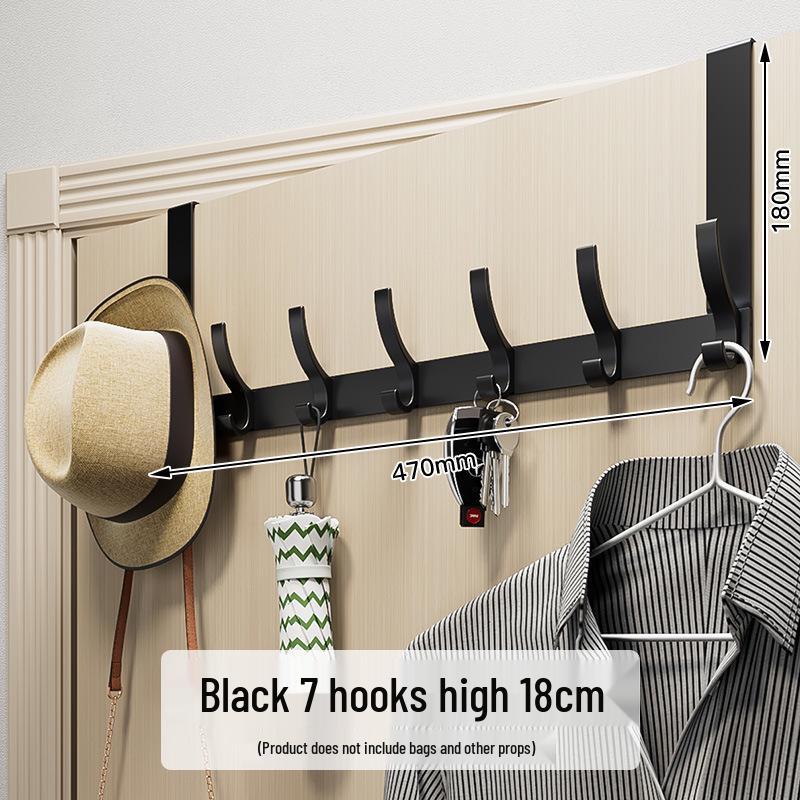 Over-the-Door No-Drill Coat Rack & Clothes Hook