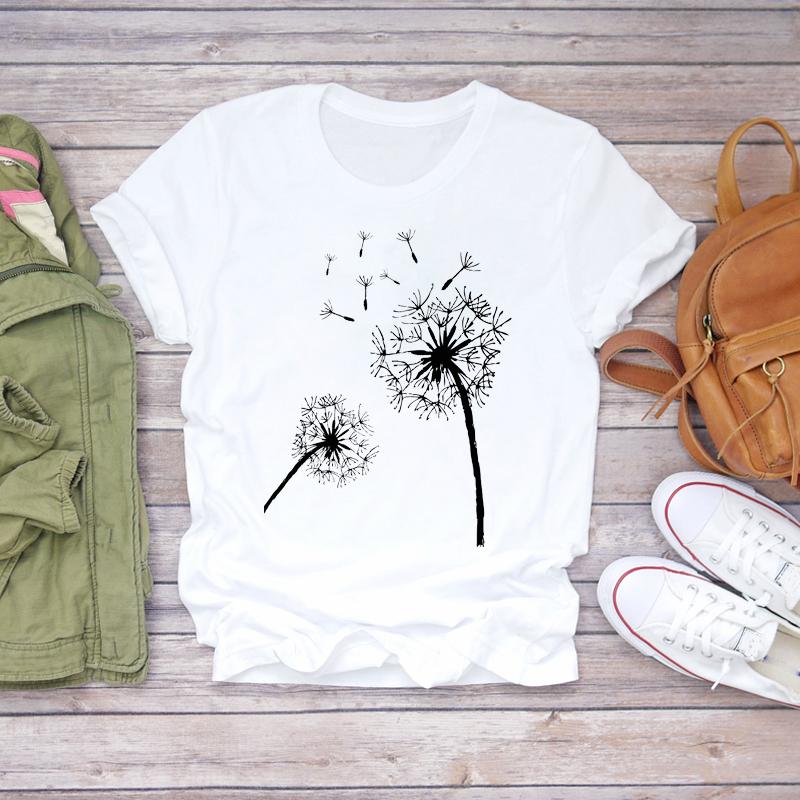 Women Cartoon Dog Tshirts Funny Face Animal Casual Pet Love Fashion Print Lady T-Shirts Top Womens Graphic Female T-Shirt