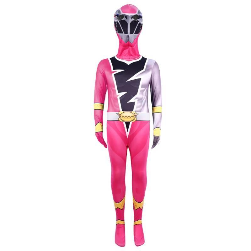 Power Morphin Mighty Rangers Costume Cosplay Dress Party Superhero Jumpsuit