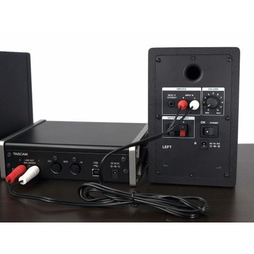 TASCAM VL-S3 Aktive Monitorlautsprecher mit eingebautem 2-Wege-Verstärker (Paar)