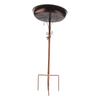 Bird Bath Feeder Stake Vintage Metal Freestanding Birdfeeder Birdbath for Outdoor Garden Decoration