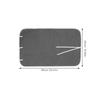 Portable Heat-Resistant Ironing Mat Silver Foldable High Temperature Resistant Cloth Tabletop Protective Ironing Pad Travel