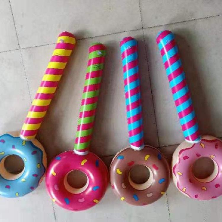 Children's Inflatable Donut Lollipop Toy - Birthday & Party Decoration Prop