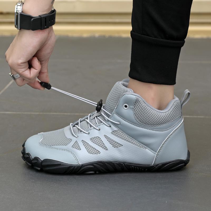 2025 New Outdoor Breathable Five-finger High-top Men's Casual Shoes, Lightweight Sports Hiking and Mountaineering Shoes Women