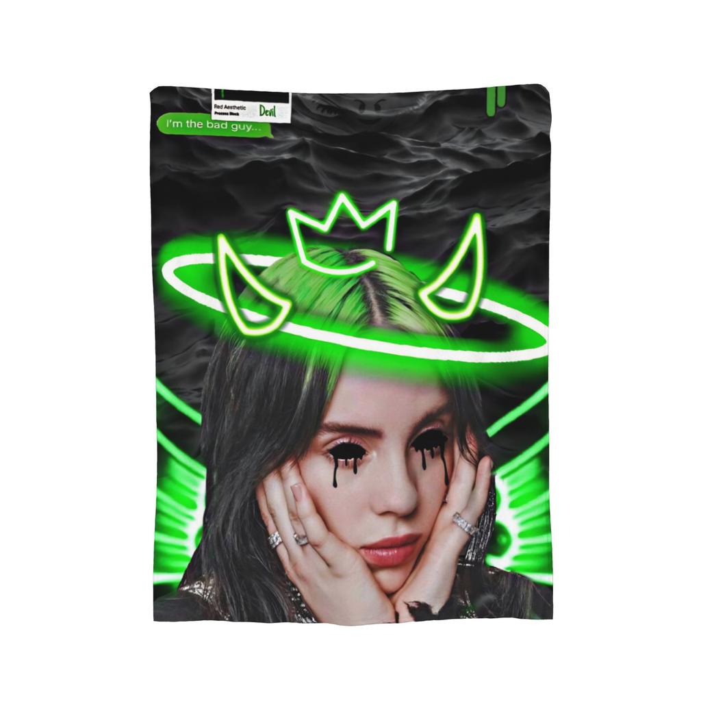 Billies Hit Me Hard And Soft Blankets Fleece Spring/Autumn  Portable Lightweight Thin Throw Blankets for Home Travel Quilt