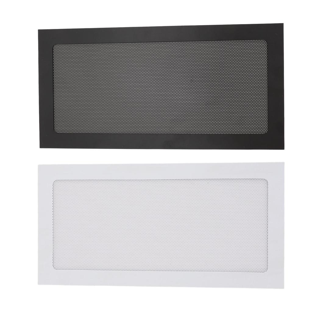 2 Stück Computer-Kühlerlüfter Staubfilter Magnetrahmen PC-Lüfter Staubgitter PC-Kühlerfilter Feines Gitter PVC