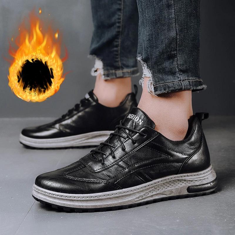 Fashion Versatile Men Shoes Spring New Style Campus Thick Soled Casual Sport Shoes Outdoor Trendy Board Shoes Tenis Masculino