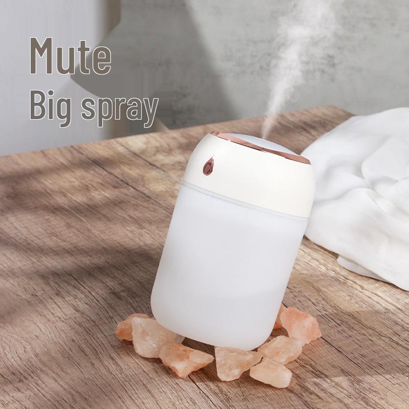Mini USB Water Drop Humidifier with Colorful Light for Home and Desktop