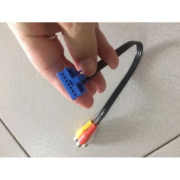 For Toyota Cars CD Player DVD signal input line the old RCA harness ( blue 7P) TYA7A