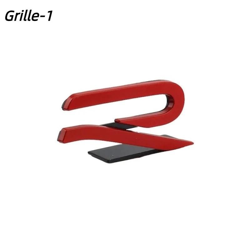 Metal R Line Emblem Badge Car Decals for R G-olf 8 Beetle P-assat Tiguan Jetta Trunk Sticker Fender Side Badge